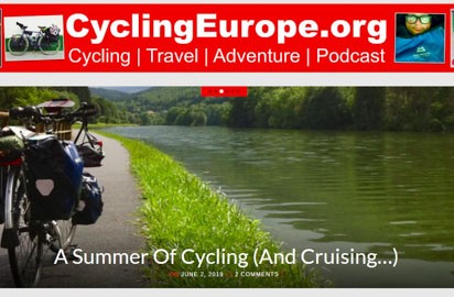 He has written a number of books about his tours through Europe and also hosts a popular cycle touring podcast.