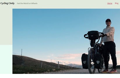 Her travel articles are illustrated with stunning photos.