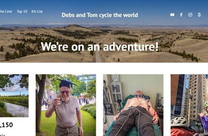 On June 20, 2021, they set off to cycle around the world.