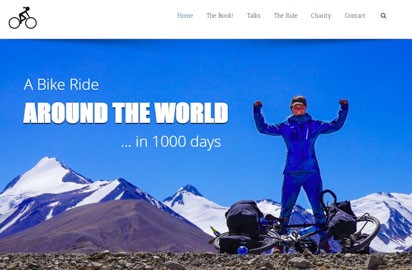 Setting off in her mid-twenties, she spent three years cycling around the world.