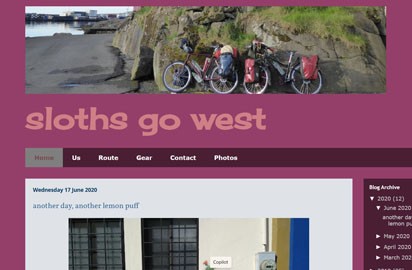 <em>Sloths go west.</em> This is the third of their three long tours, and just as enjoyable to read as the others.