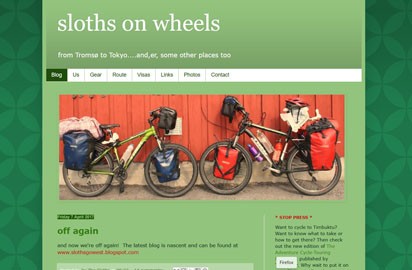 <em>Sloths on wheels.</em> Their second long tour.