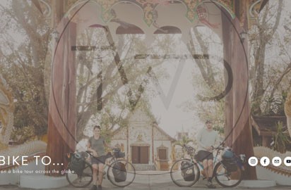 A stylish website from two architects who cycled from England to Singapore.