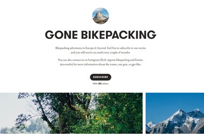 Engaging stories accompanied by fantastic photos of bikepacking adventures in Europe and beyond.