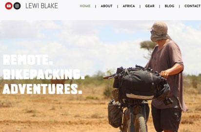 Writes about the challenges and rewards of bikepacking through Africa.