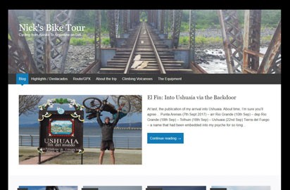 Cycling from Alaska to Argentina on dirt.