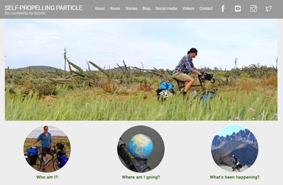 Dan had long dreamed of an ‘around the world’ cycle trip and in 2015 he set off.