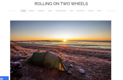 Beautiful photos bring their stories of cycling through South America to life.