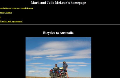 They write, "One cold February evening, we were both fed up with what we had been doing that day. We needed a change of direction in life, so we decided to set off from London for Sydney."