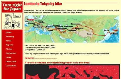 Steve resisted the temptation to buy a ticket to Thailand, lie on a beach for eight months, and instead challenged himself to ride from London to Tokyo.
