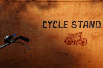 Indian bicycle parking stand