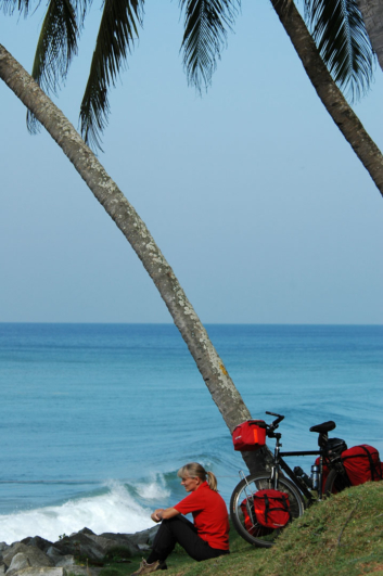 pedaling the coastline of India