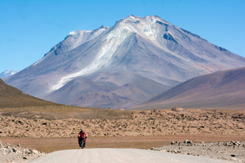 Cycling in Bolivia.